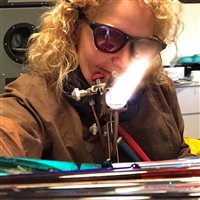 Collana Barbara Proverbio Donna in Vetro COL734 - COL734